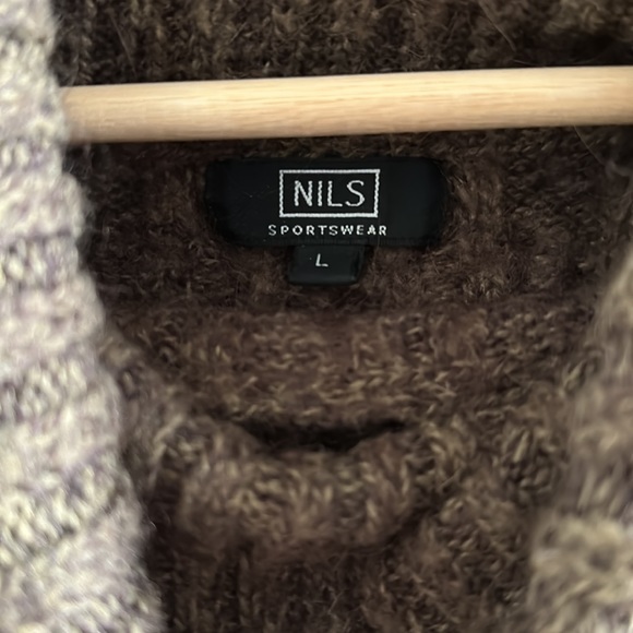 NILS Sportswear | Brown knitted chunky sweater - Picture 4 of 5
